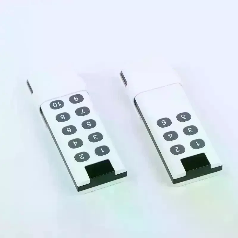 433MHz Wireless Learning Code Digital Remote Control Transmitter For Long Distance Wireless Remote Control With 4/6/8/10 Key
