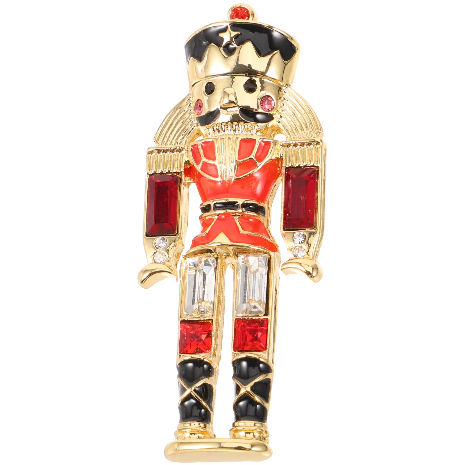 

Nutcracker Brooch Women Pins Lapel Brooches Nutcrakcer Soldiers Hat Jewelry Cute