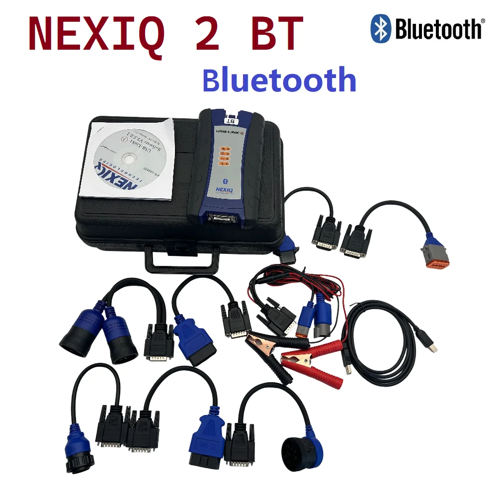 

For Nexiq 2 USB Link and Bluetooth BT Diesel Truck Diagnostic Tool Fault Detector NEXIQ2 For Multi Heavy Duty Error Scanner