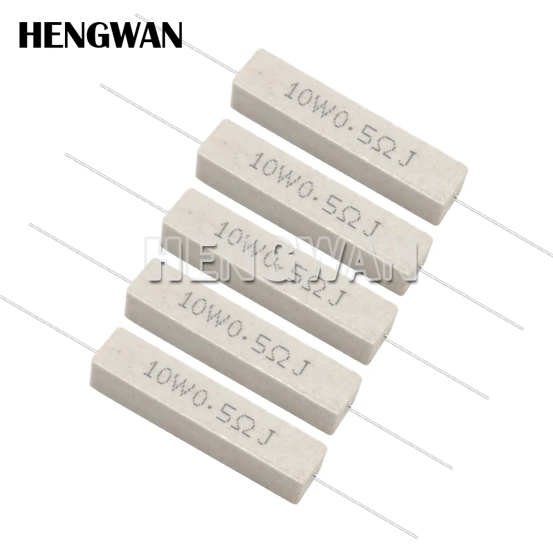 10pcs 10W 5% Cement Resistor Power Resistance 0.1 - 10K 0.1R 0.5R 10R 50R 0.22 0.33 0.5 1 2 5 8 10 15 20 25 30 100 1K 2K 3K ohm