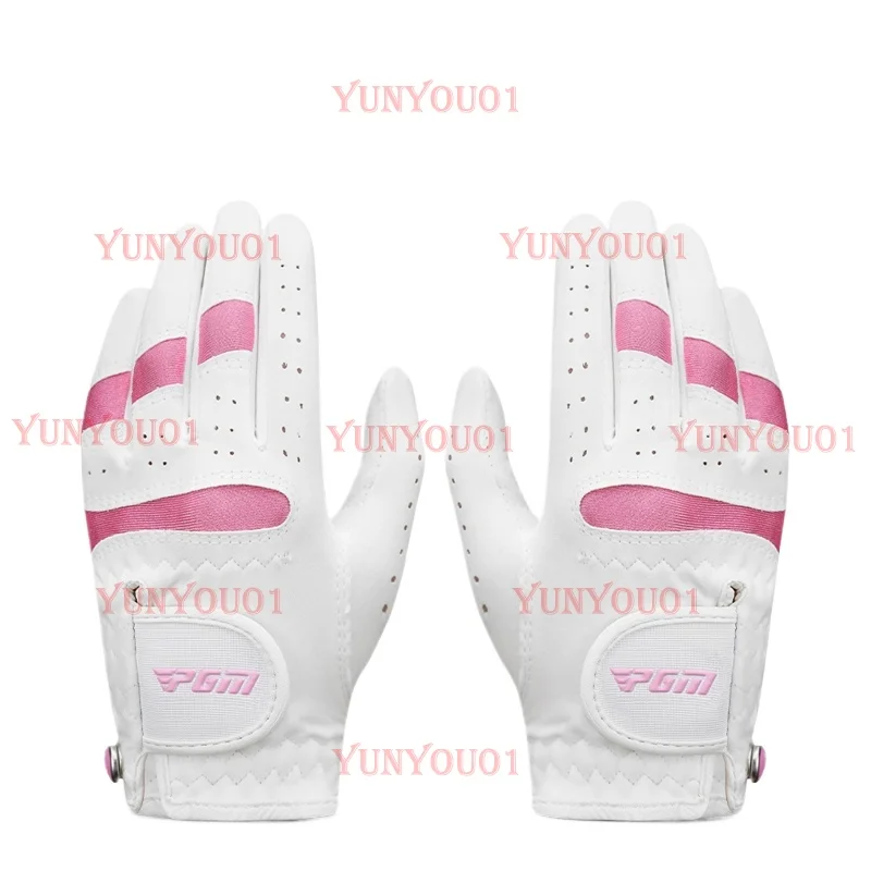 

PGM Golf Gloves Children's Wear-resistant Non-slip Boys and Girls Hands Breathable Products Teen Mark Gloves