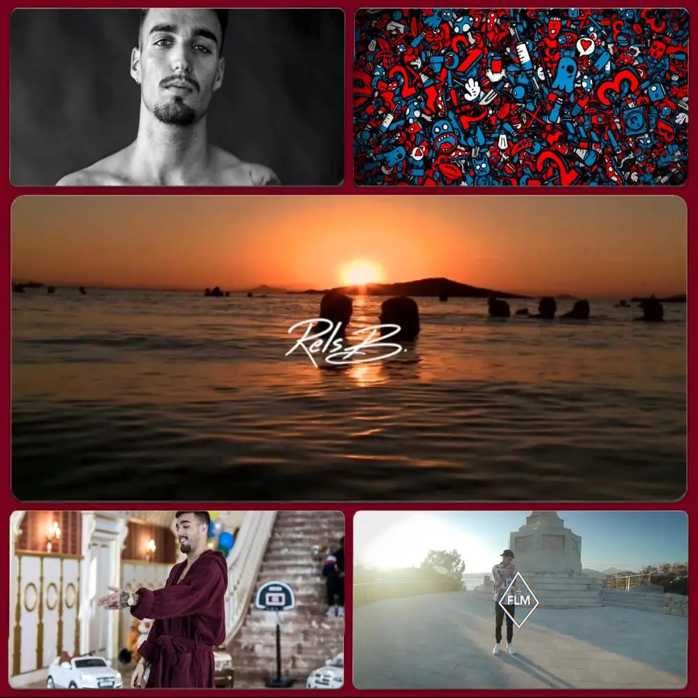 singer latin R-Rels B Mouse Pad Large Gaming Mousepad with Stitched Edges Thickened Desk Mat PC