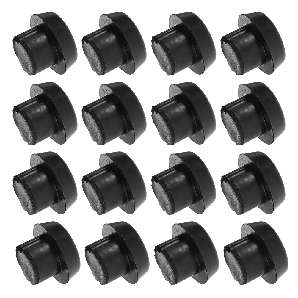 

20 Pcs Billiard Cue Back Plug Accessories Pool Billiards Wheel Protection Cover Supplies Club Parts Repair Tools Abs Games