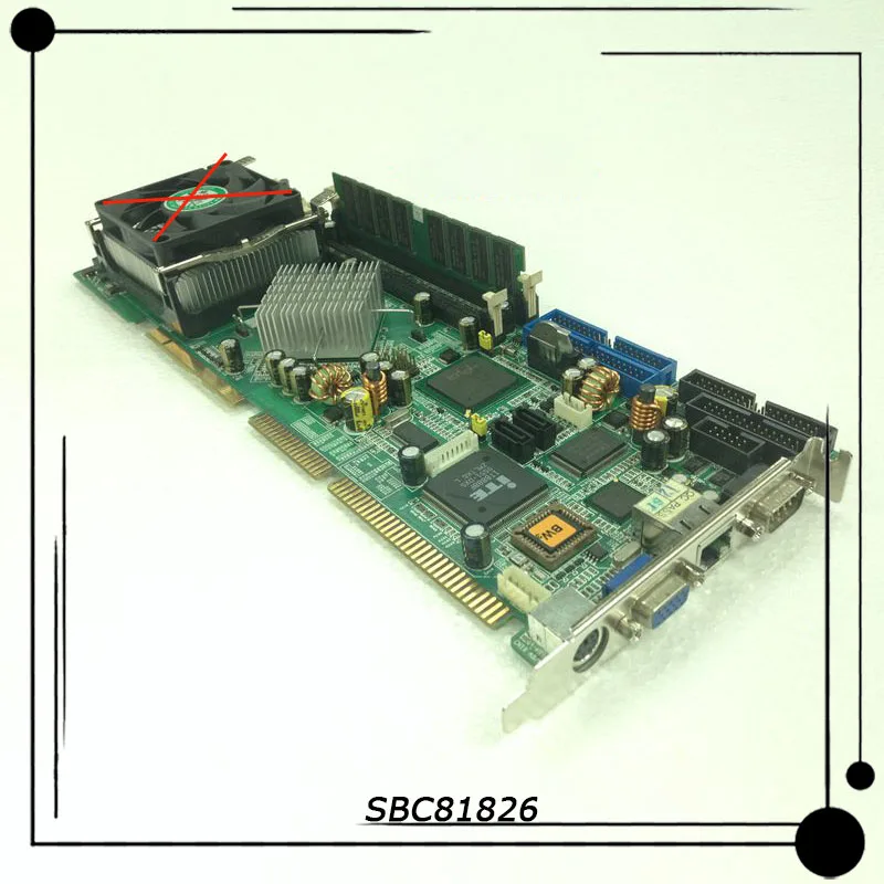 

SBC81826 для материнской платы промышленного управления Axiomtek перед отправкой, идеальный тест