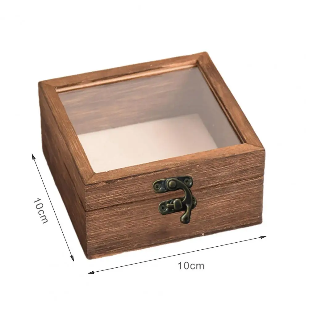 Display Case Storage Case High-visibility Shadow Box for Displaying Specimens Wood Construction with Smooth Edges Multiple Sizes