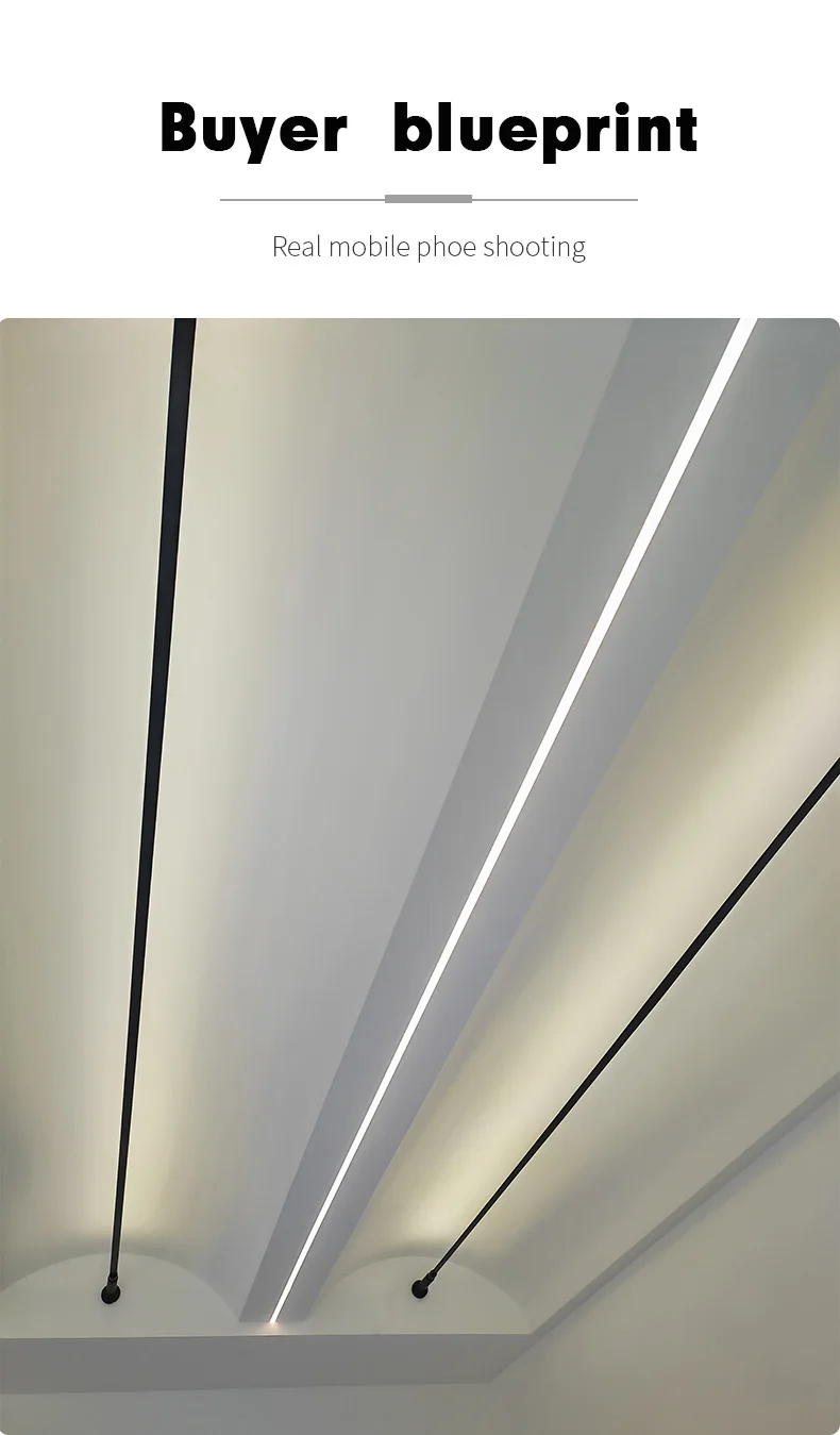 Minimalist LED Strips Lamp Skyline Corridor Ceiling Light Living Room Wall Lamp Long Line Decor Bedroom Nordic Home Lighting