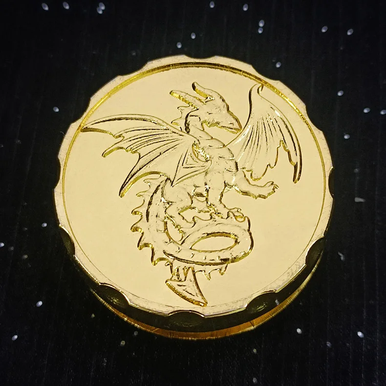 D&D Metall-Fingerspitzen-Gyro-Rulettewürfel aus Metall für Dungeons and Dragons, Spinner-Würfel aus Metall, rotierende Roulette-Würfel für Geschenktischspiele – Detail 6