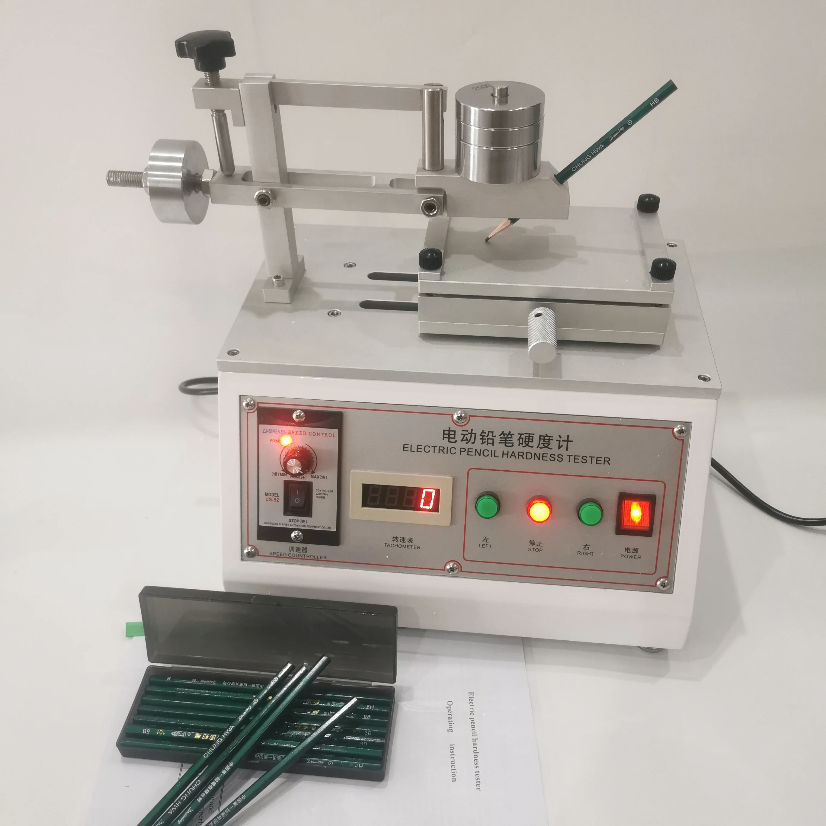 Electric Pencil Hardness Tester | Coating Surface Paint Film Scratch Hardness Testing Machine for Mobile & Laptop Shell