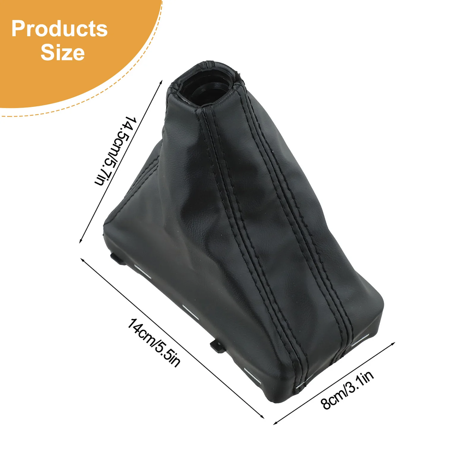 LHD Gear Shift Leather Gaitor Boot Enhanced Driving Experience Meticulous Craftsmanship Unique Design Wear-Resistant Material