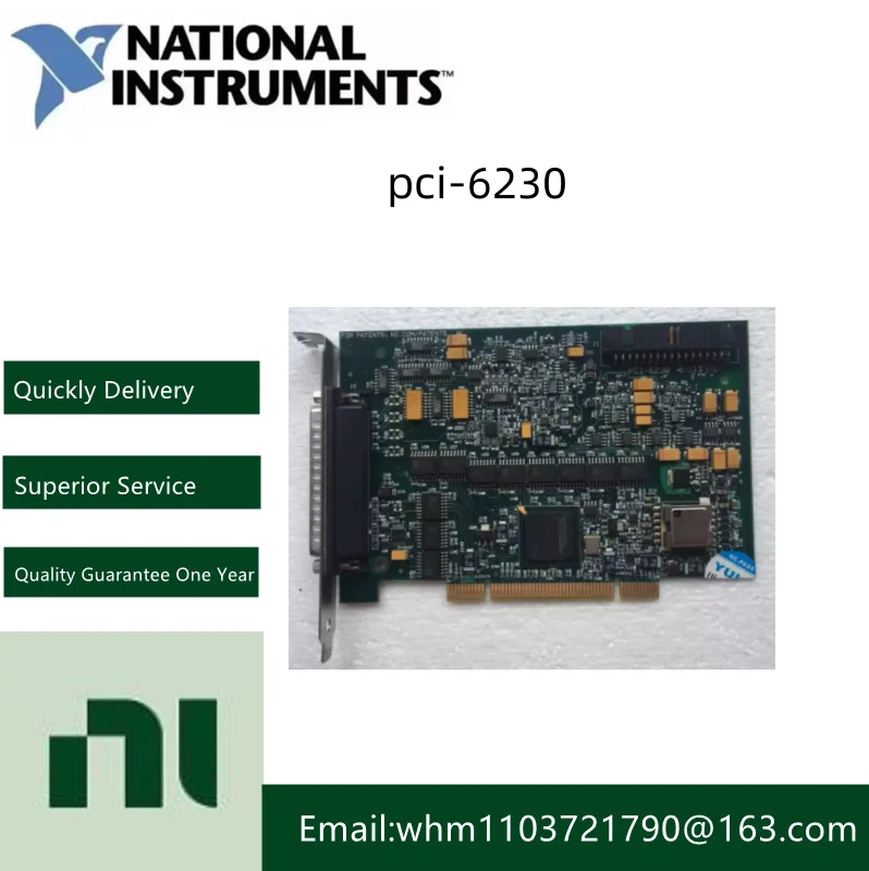 

Карта захвата NI PCI-6230 DAQ, 16 бит, 250 кС/с, 8 аналоговых входов