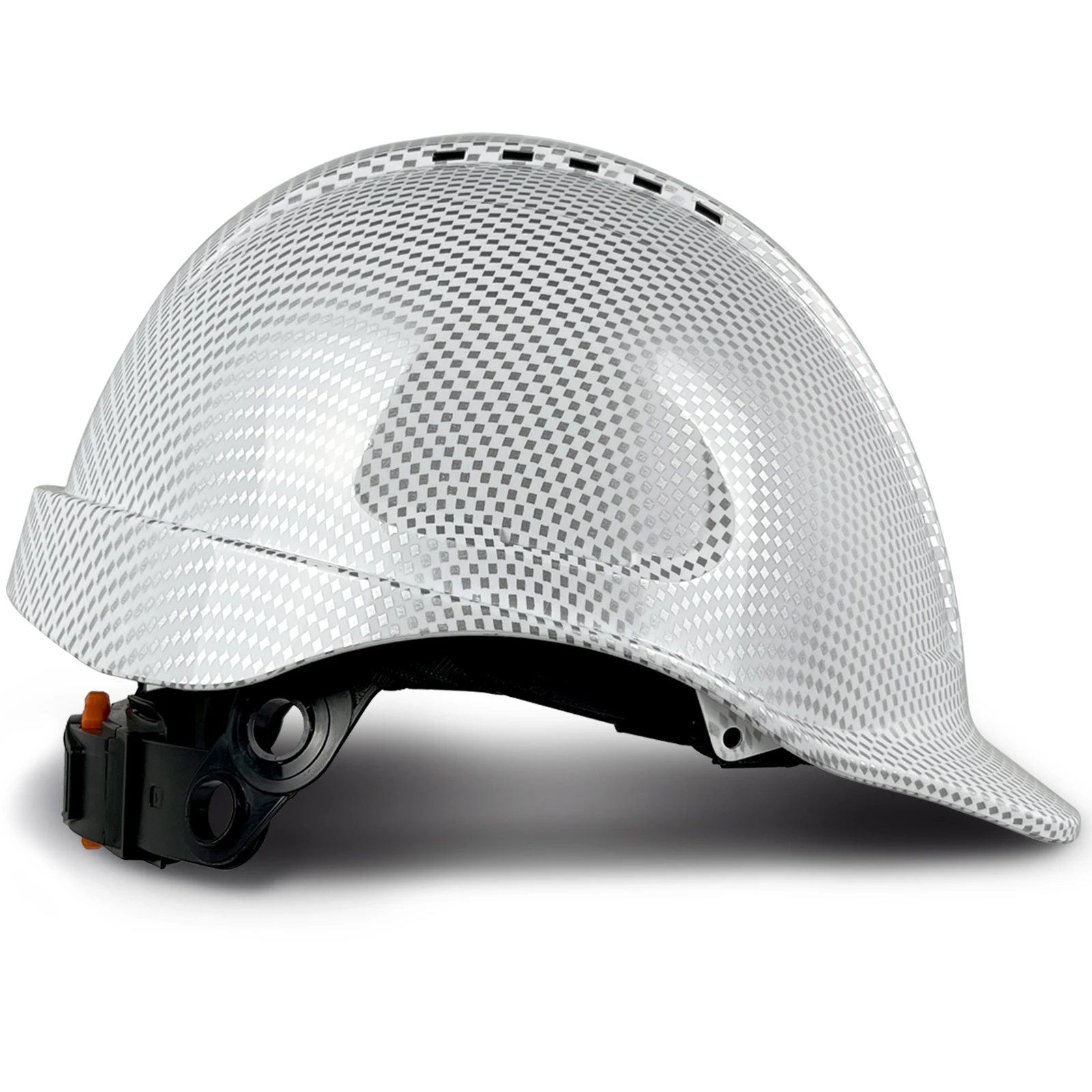 Carbon Fiber Pattern Work Safety Helmet With Vents ABS Industrial Head Protection CE EN397 Construction Hard Hat