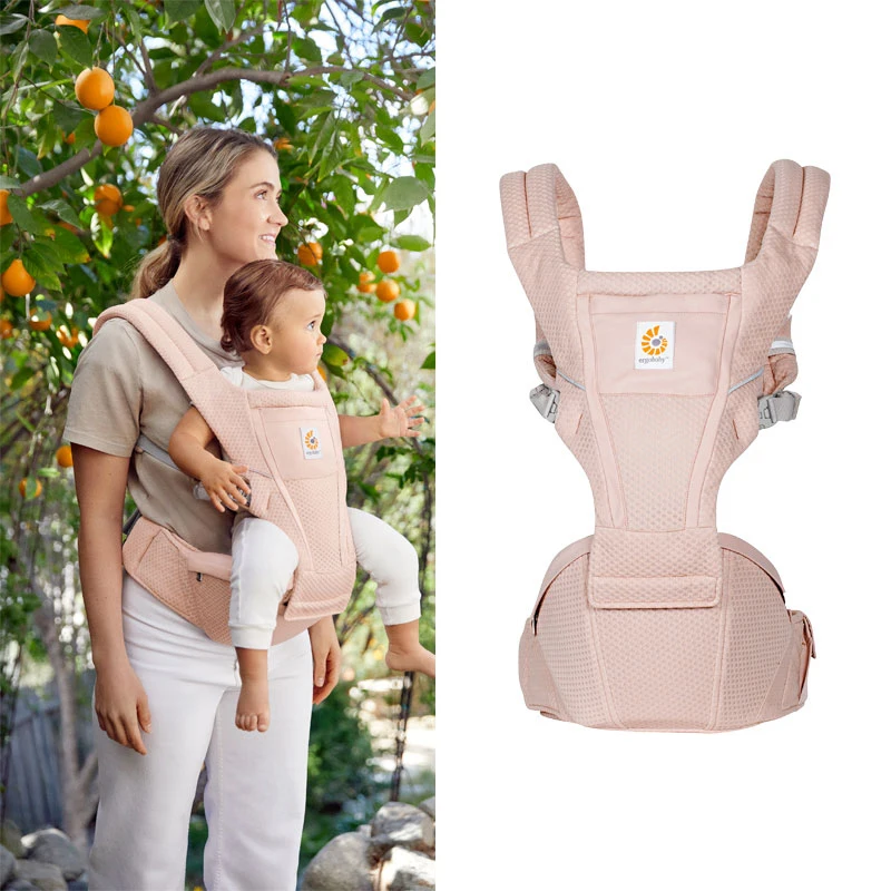 Ergobaby All Carry Positions Ademende draagzak van mesh, verbetering van de lendensteun en de luchtstroom (7-45 pond)