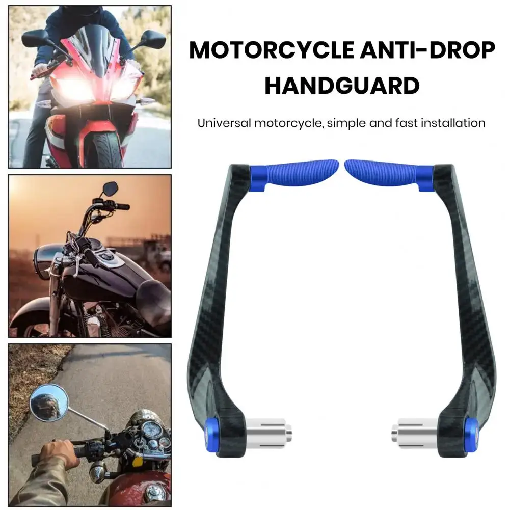 Aluminum Alloy Hand Guard Motorcycle Hand Guard Set with Aluminum Alloy Carbon Fiber Construction for Handlebar Brake Clutch