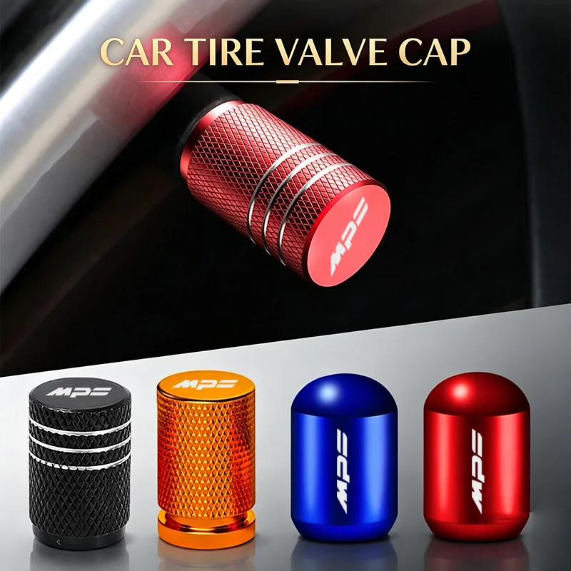 Tire Inflator Nozzle Kit - 4 pièces de capuchons de valve