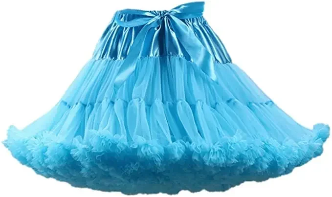 

Women's A Line Ruffle Tutu Petticoats Candy Color Puff Crinoline