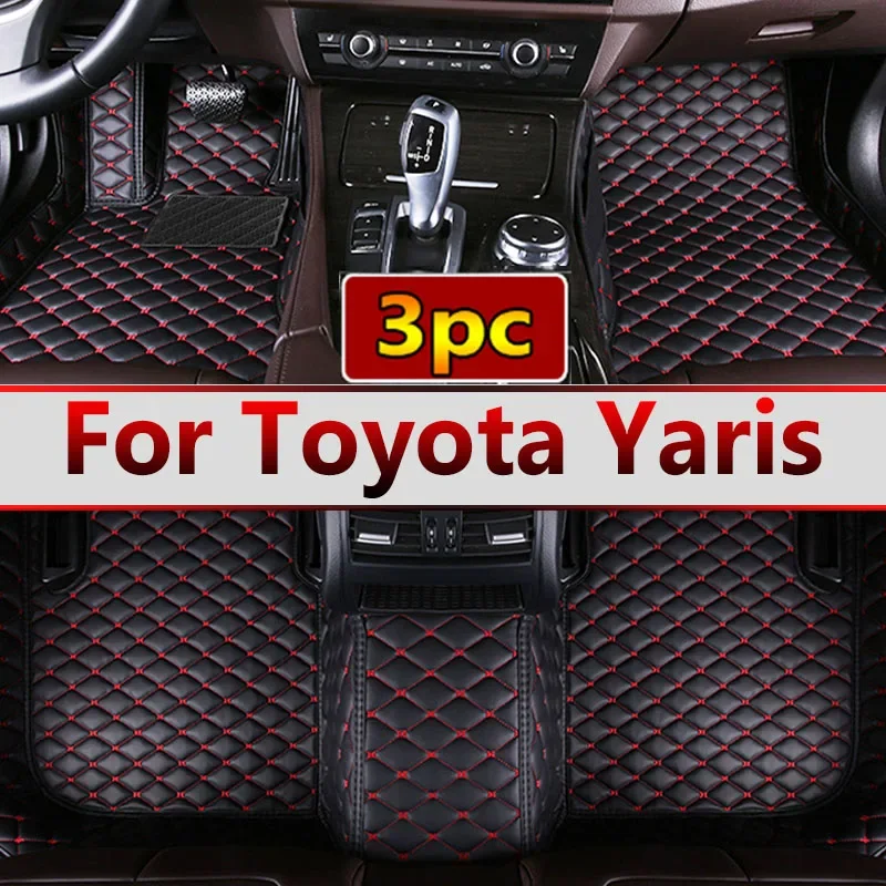 Car Floor Mats For Toyota Yaris Hybrid 2021 2022 2023 Waterproof Protective Pad Floor Cover Car Accessories