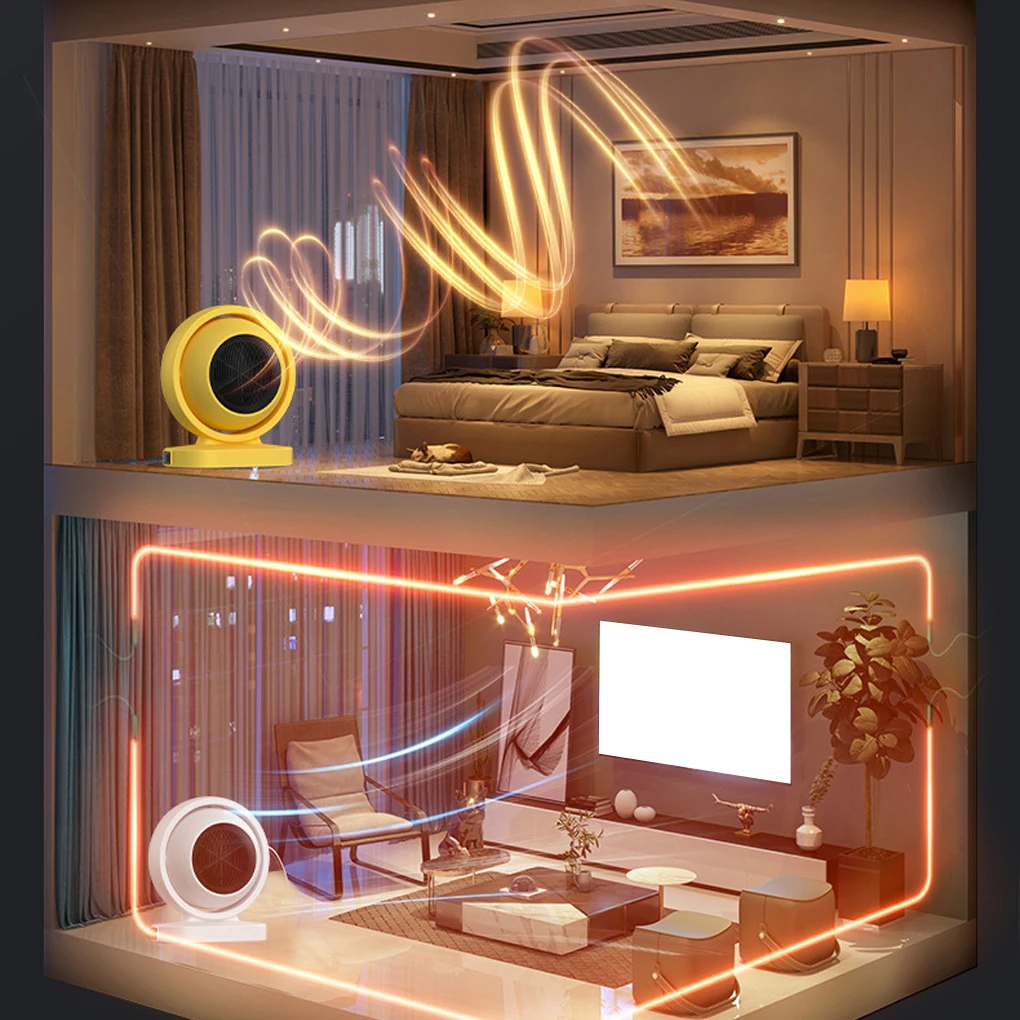 

Низкий уровень шума, портативный вентилятор для теплого воздуха, бытовой маленький настольный электрический обогреватель, зимний офис, быстрый нагрев, маленький солнечный настольный обогреватель