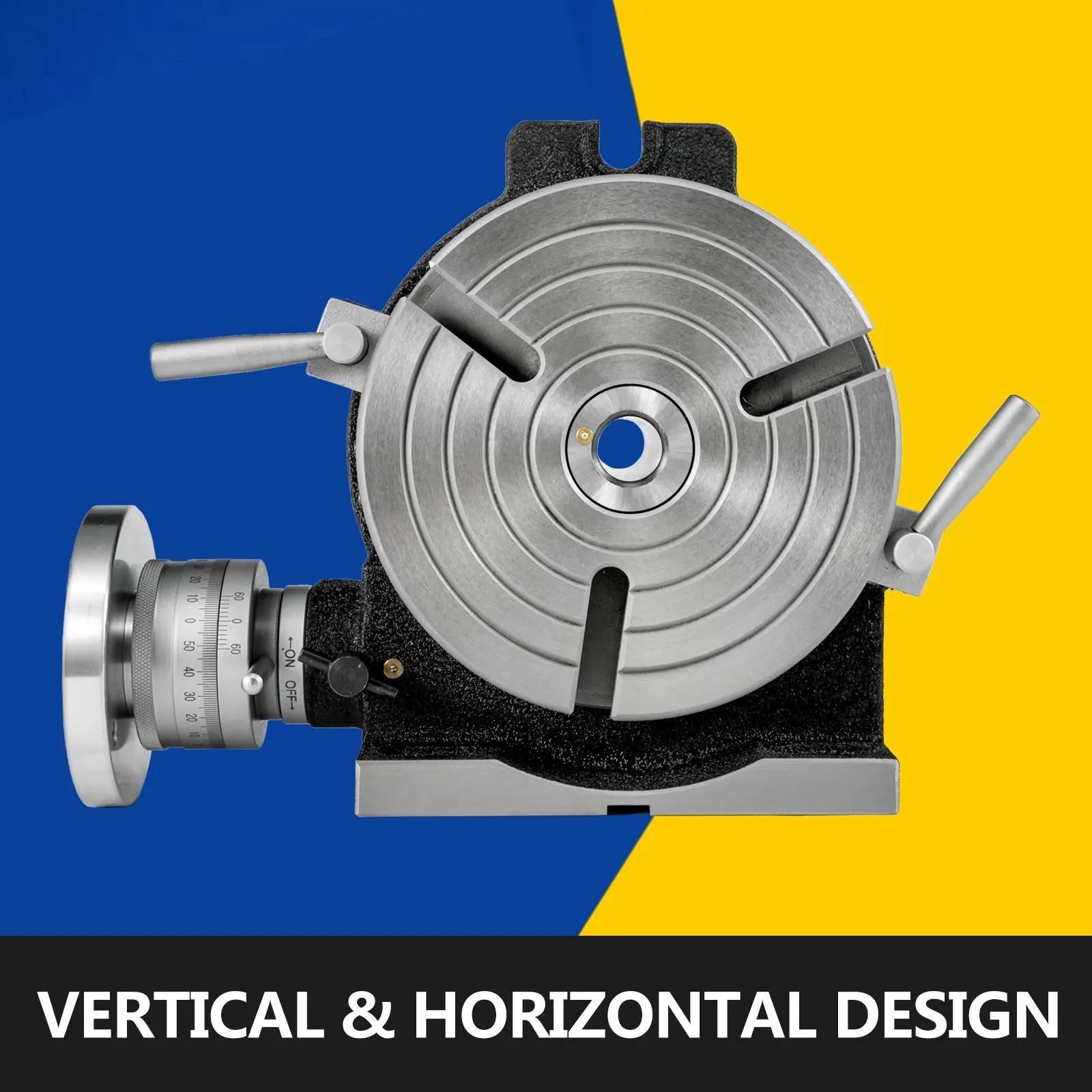 Rotary Table 8 Inch/200 MM Horizontal Vertical Rotary Table 3-Slot Rotary Table For Milling Machine MT-3 Rotary Table