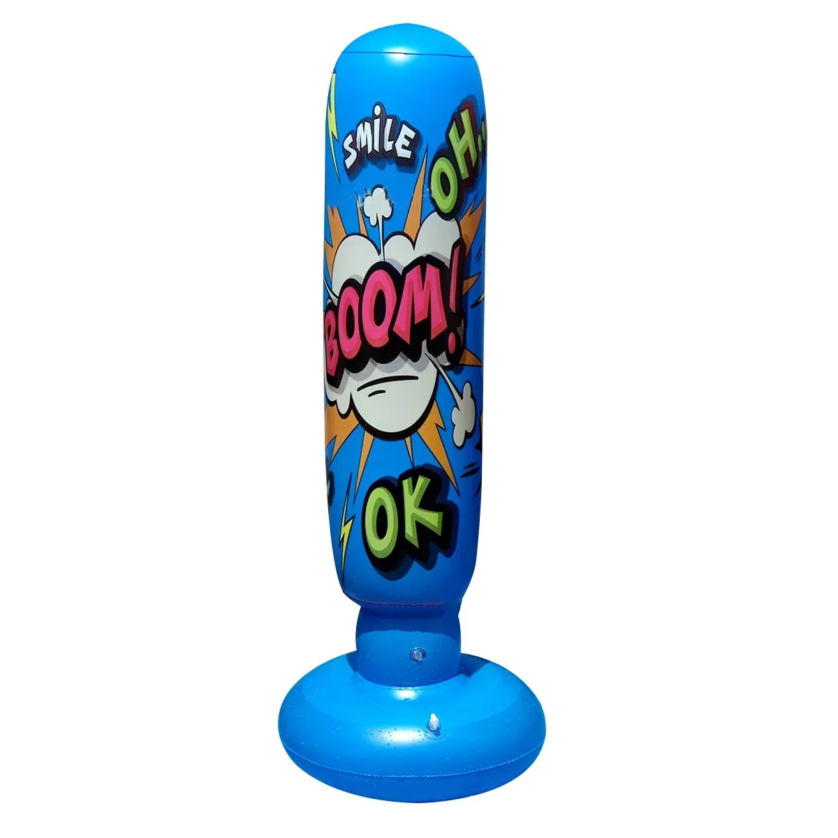 유니섹스 어린이 텀블러 펀칭 백, 피트니스 팽창식 어린이 샌드백, 가정 체육관 피트니스 복싱 장비, 스트레스 해소 장난감, 120cm