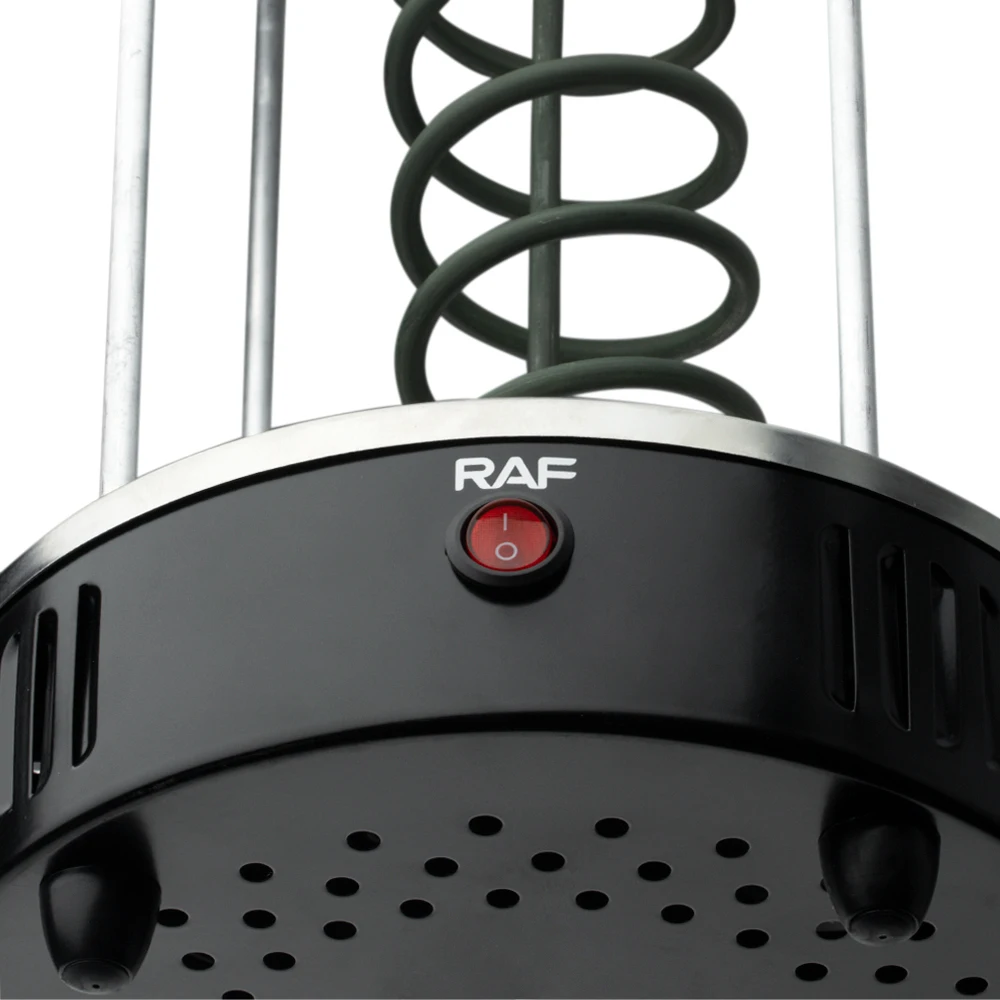 2025 Classic Stainless Steel Rotisserie 8PCS 360° Rotating Kebab Grill with Electric BBQ Skewers