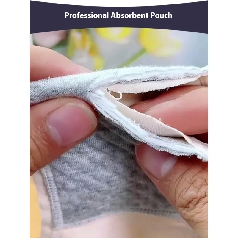 Männer Licht Inkontinenz Unterwäsche 100 ml Ältere Atmungsaktive Absorption Urin Verdickte Schritt Shorts Waschbar Boxer Patienten Hosen