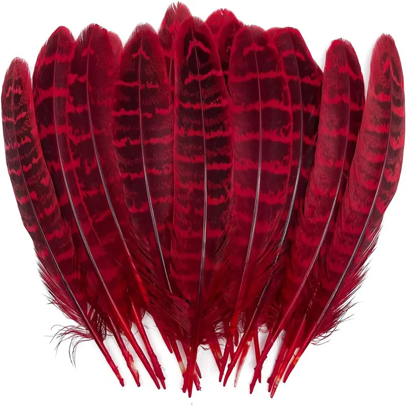 20Pcs Wings Of Angel Big Feathers Pheasant Chicken Plumes Carnival Headdress Diy Wedding Decor Crafts Accessories And Materials