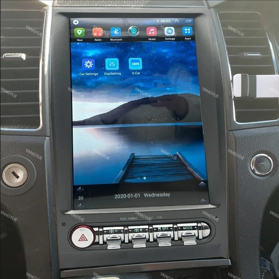 Para ford taurus 2010-2019 android rádio do carro reprodutor de vídeo multimídia sem fio carplay autoradio estéreo gps navi unidade principal tela