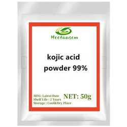 High Quality Kojic Acid Powder Pure 99%cosmetic Grade Kojic Acid Soap Skin Whitening Skin Care Anti-aging Dipalmitate Powder Iso