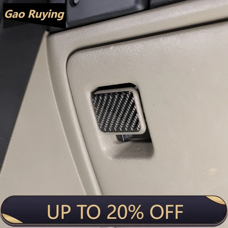 

Gao Ruying For Hummer H2 2003-07 Soft Carbon Fiber Car Passenger Grocery Box Switch Decoration Sticker Interior Car Accessories