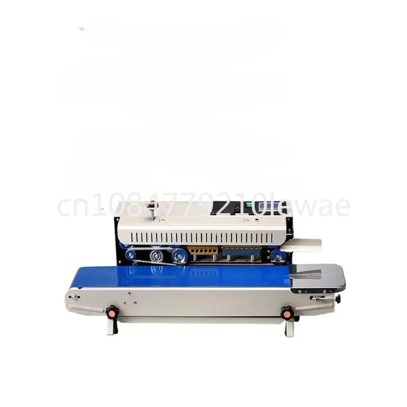 FR-900 automatic continuous sealing machine, aluminum foil bag,  intelligent inkjet ink wheel printing, production date