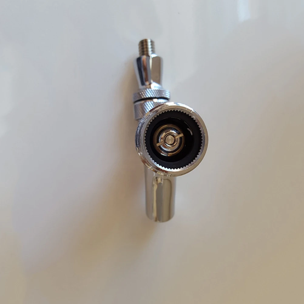 

Pot Tap Brass Non-Ajustable Stainless Steel Metal Useful Barrel Faucet for Store Home Bar (Silver)