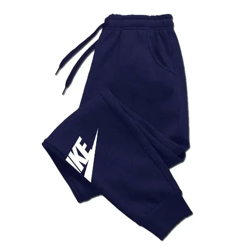 Imagen 2 del producto Pantalones estampados para hombre, pantalones para correr para hombre y mujer de otoño e invierno, ropa deportiva y pantalones casuales, ropa deportiva para fitness y gimnasio