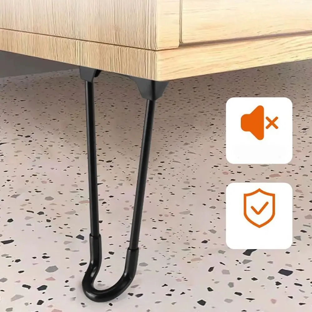 Stainless Steel Foldable Table Legs Load Bearing Enhance Stability Folding Furniture Stand Anti-slip Scratch-proof