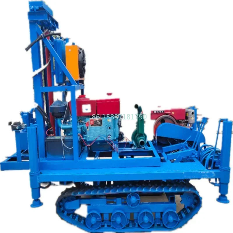 Hot Sale Small Drilling Rig Machine 100m 50 Meter Crawler Mounted Wheel Borehole Water Well Drilling Rig Machine Price for USA