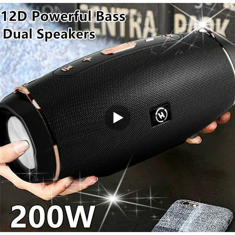 To Portable Bluetooth Speaker Powerful Subwoofer Radio FM Wireless Caixa De Som Bluetooth Speaker Music Sound Box High Power