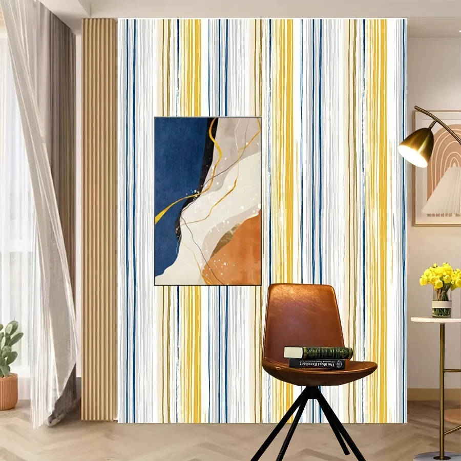 

1 Roll Easy Peel and Stick Wallpaper, Suitable for Kitchen, Bedroom, Bathroom Removable Vinyl Decorative Self-adhesive Wallpaper