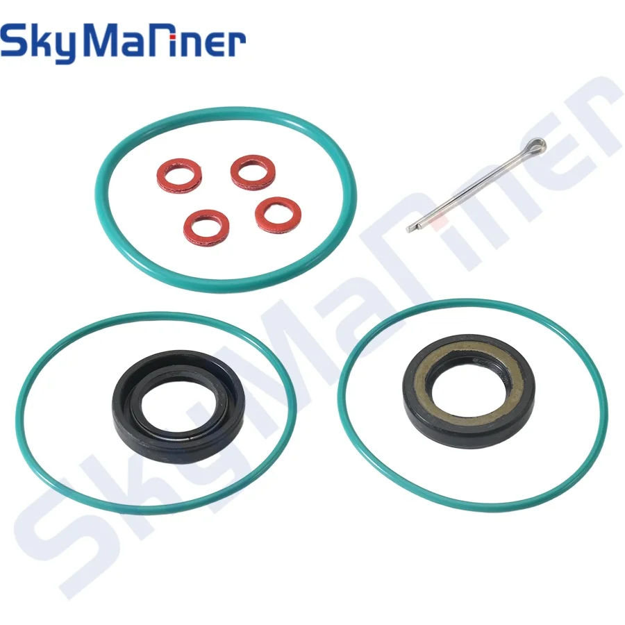 Oil Seal Kit 93101-20M07 Fit Outboard Lower Unit Prop Shaft Gearcase for Yamaha 2/4 stroke 20 25 30HP O-ring 93210-65M50