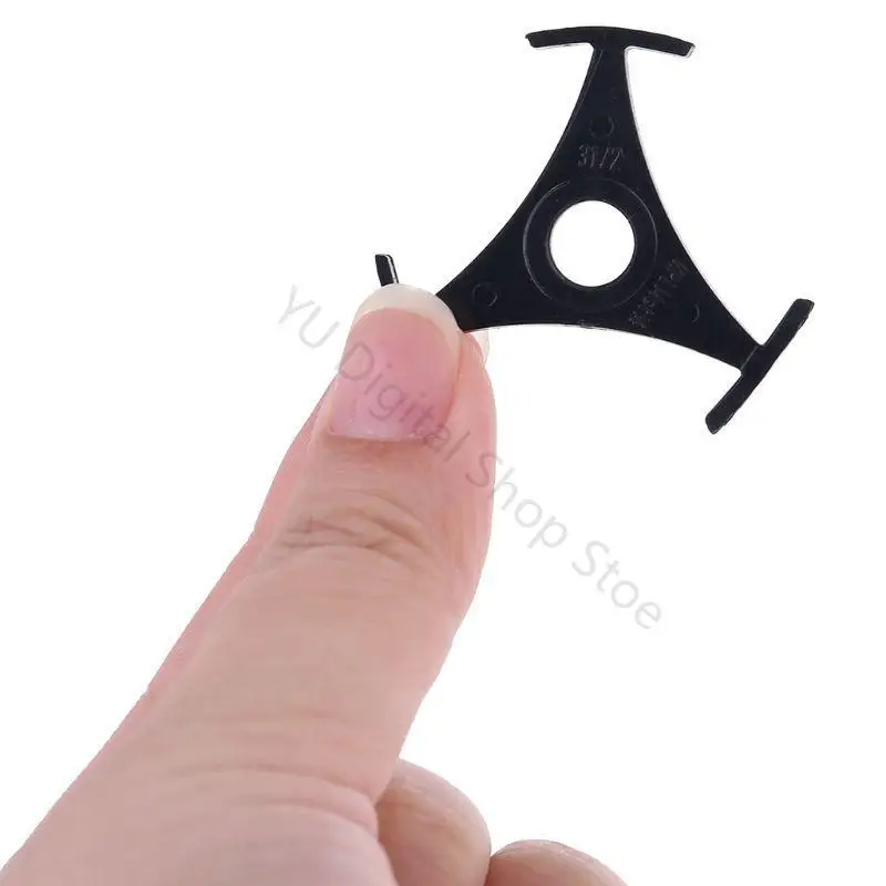 96BA 5 Teile/satz Schwarz Langlebig 7 Zoll Schallplatte Adapter Konverter Für 45RPM Plattenspieler Phonographen Zubehör Ersatz – Detail 5