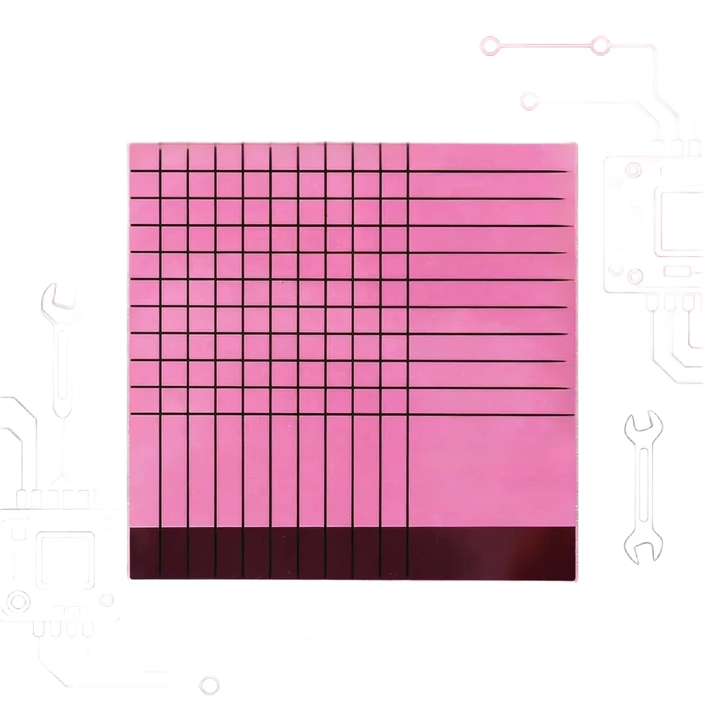 10pcs Pink Waterproof Cuttable Battery Labels Pack Peel Adhere Sticker For Various Sizes Devices Connection Protection Plastic