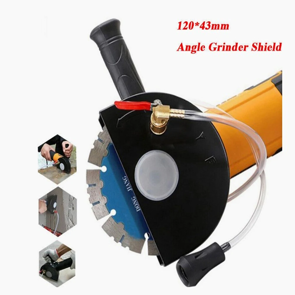 Angle Grinder Guard Set High Hardness Water Cutting Machine Base Safety Cover With Water Pump Power Tool Accessories