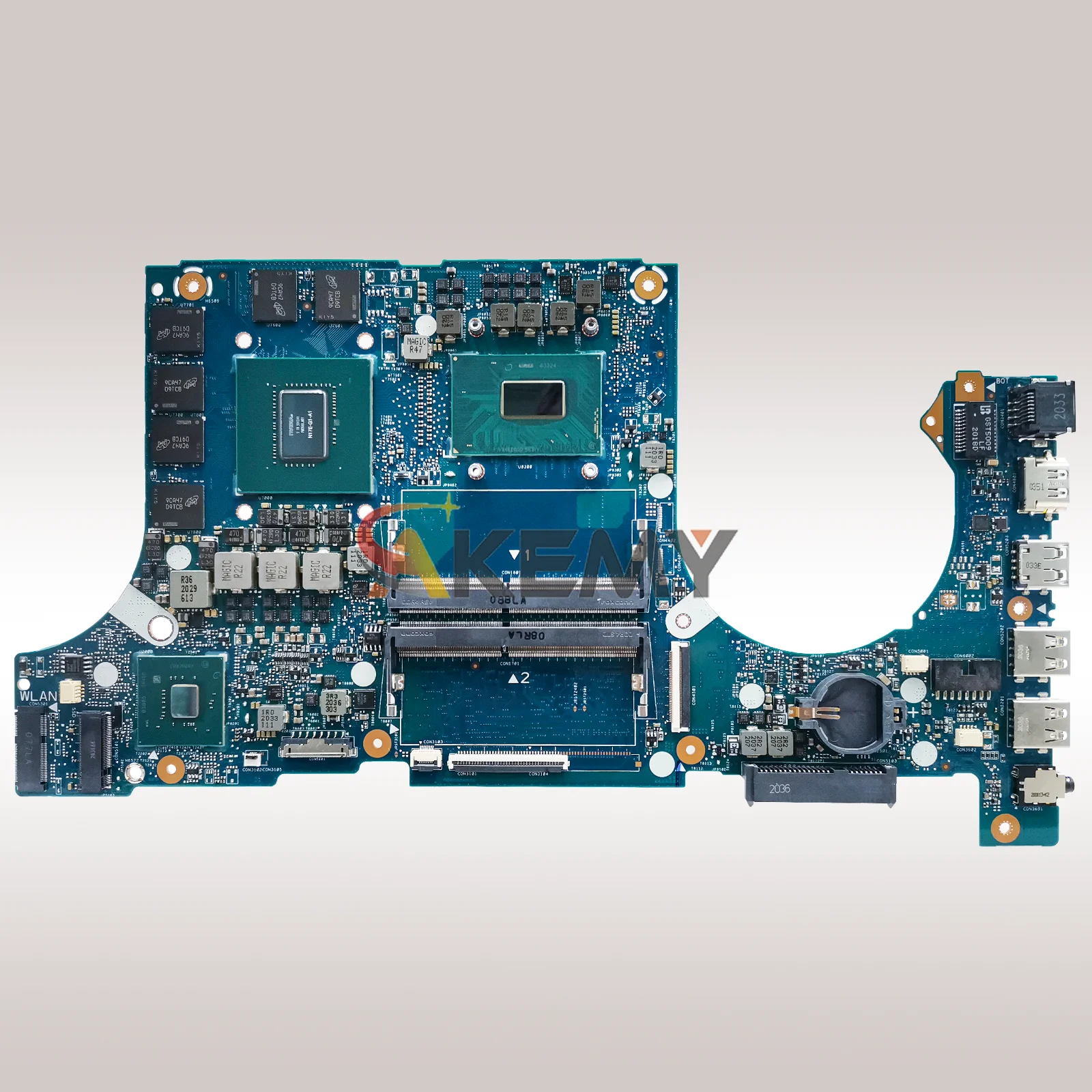 Motherboard Laptop FX705GM untuk ASUS TUF Gaming FX705 FX705GV FX705GM FX705GU Mainboard Notebook dengan CPU I5 I7 I9 Tes 100% OK