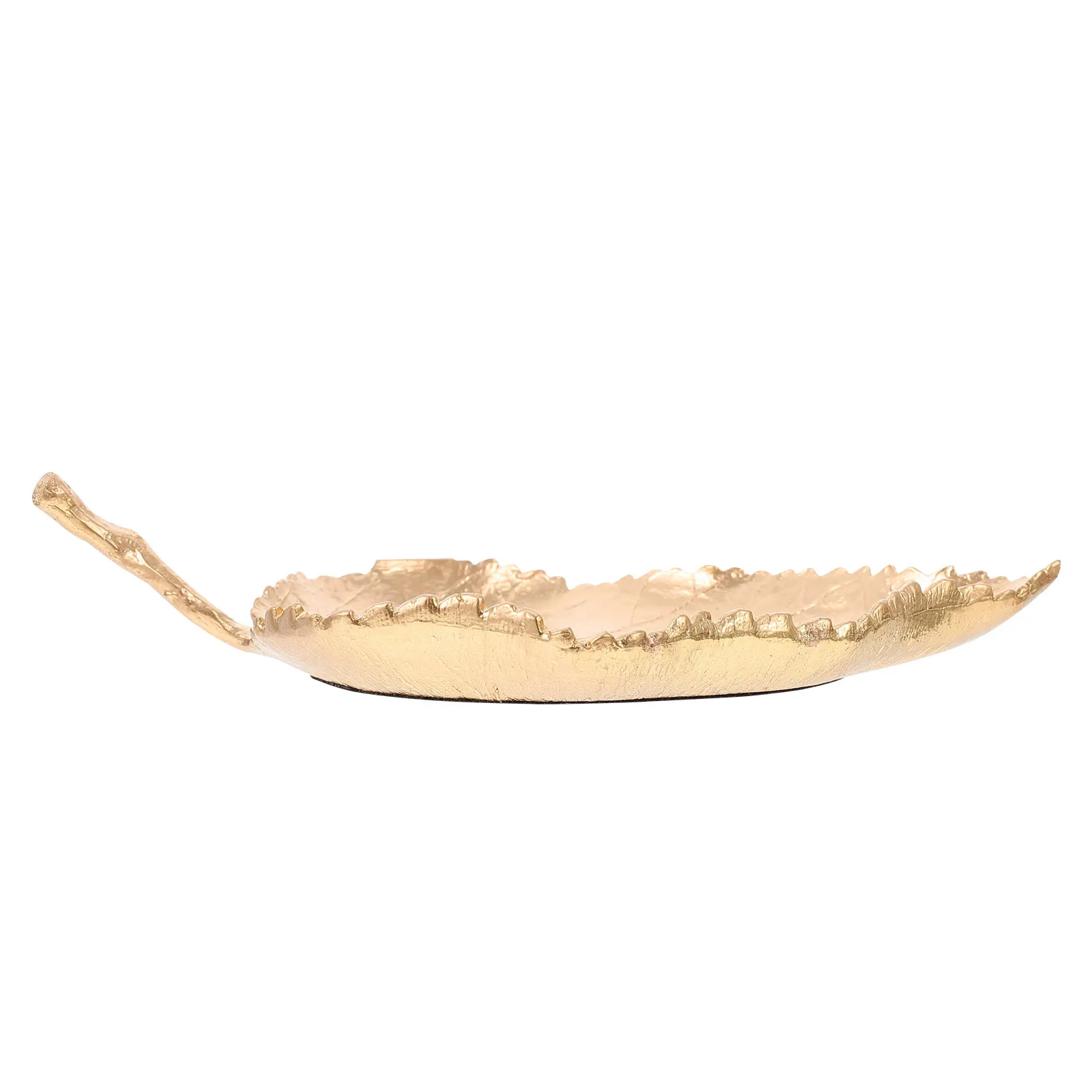 

1Pcs Leaf Shaped Jewelry Tray Zinc Alloy Decorative Storage Holder for Rings Necklaces Earrings Desktop Decor Home Adorn