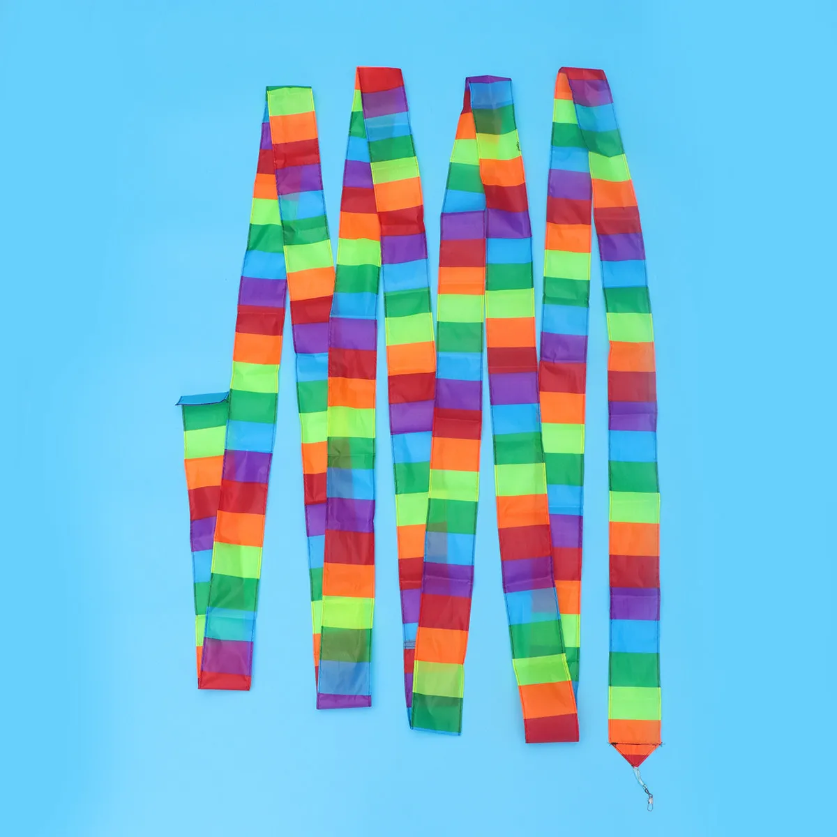 Cauda Arco-Íris 10M, Fita Colorida para Pipas de Acrobacia, Acessório para Voo ao Ar Livre, Pipa para Truques de Virada Flutuante