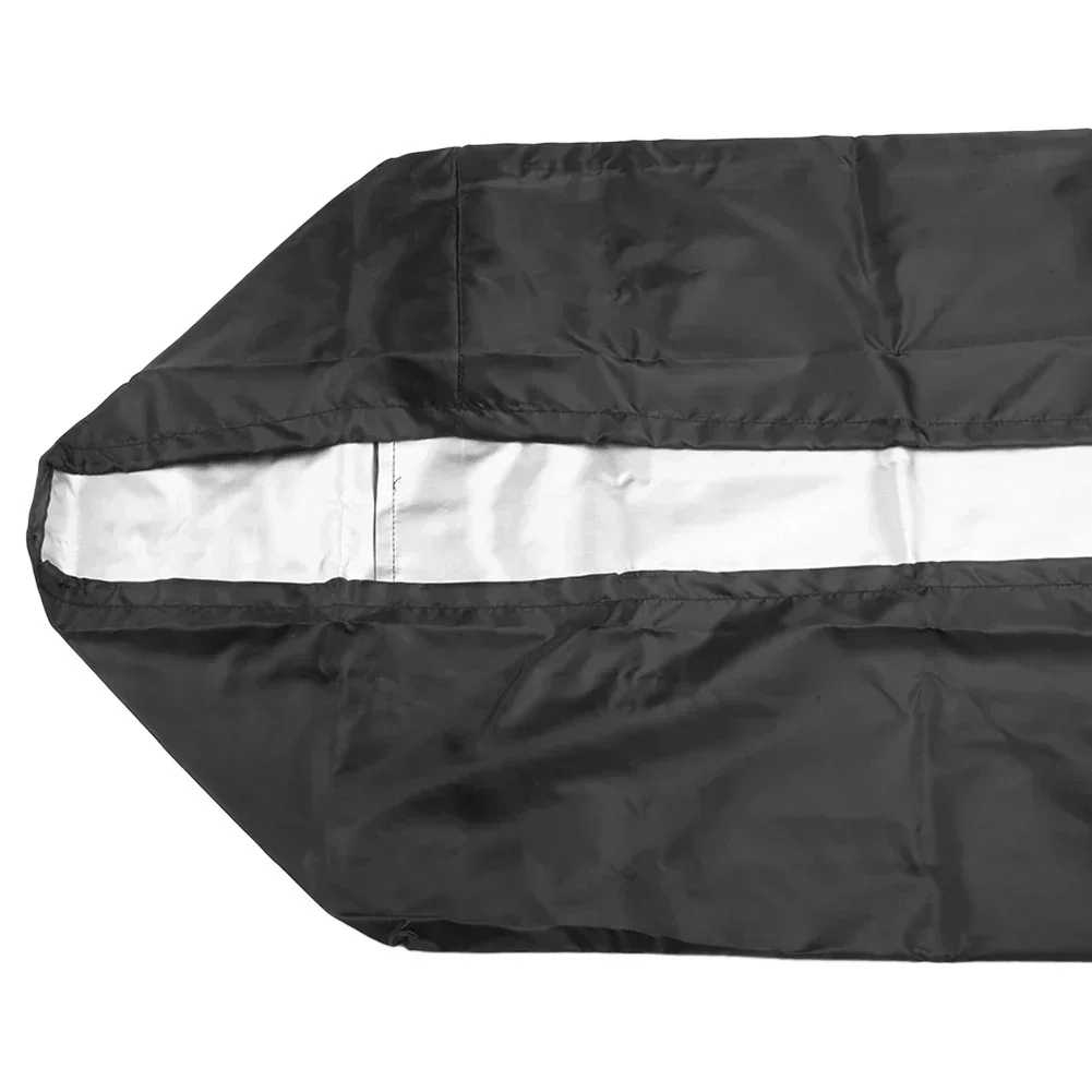 Waterproof Grill Cover for Weber 9010001 Traveler Portable Gas Grill, Protect from Rain, Snow, and Dirt, Material, Black