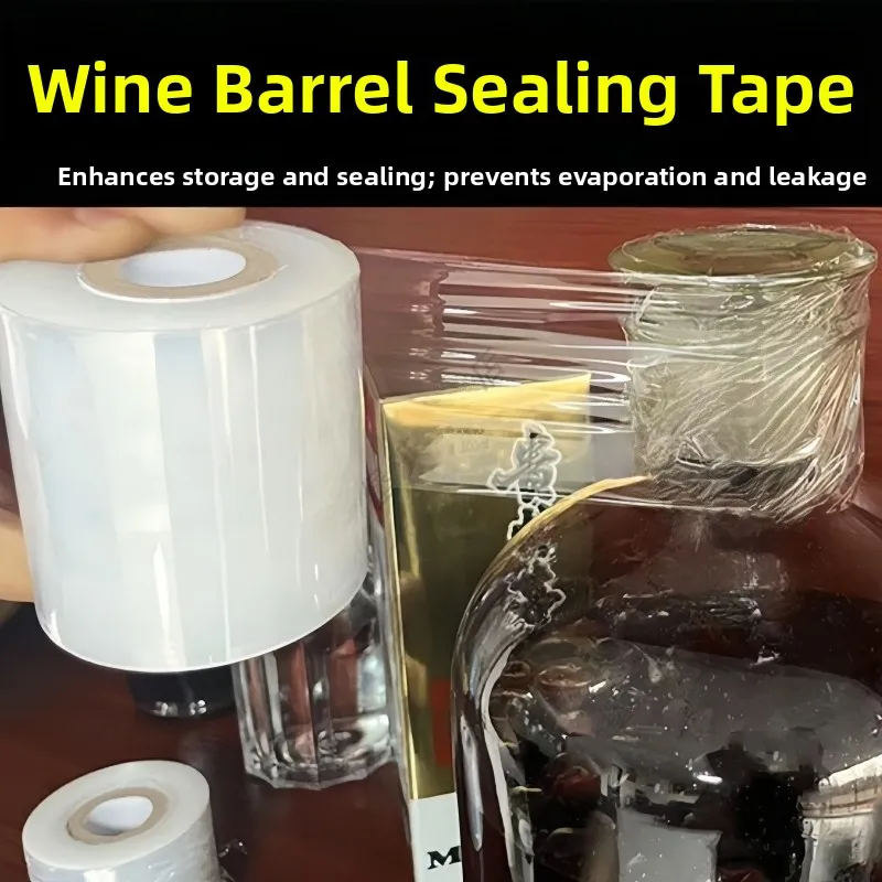 老化防止アルコール保存シールフィルムボトルキャップ保管用防塵漏れ防止樽箱白い酒シール膜