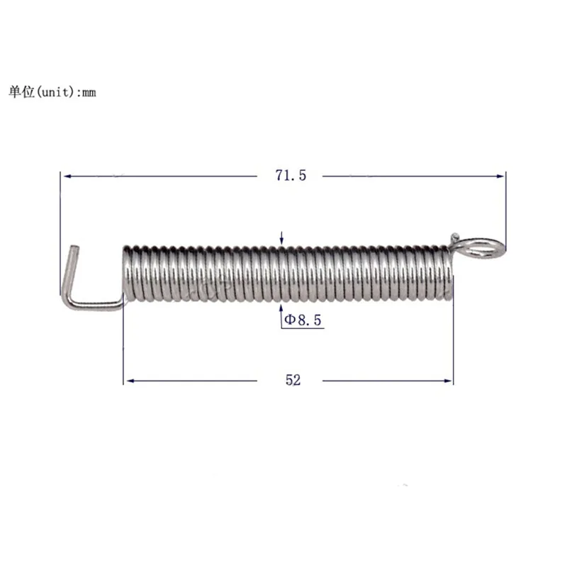 Ein Satz E-Gitarre Tremolo Brücke Body Mount Klauenfedern Befestigungsschrauben Zubehör Teile – Detail 21