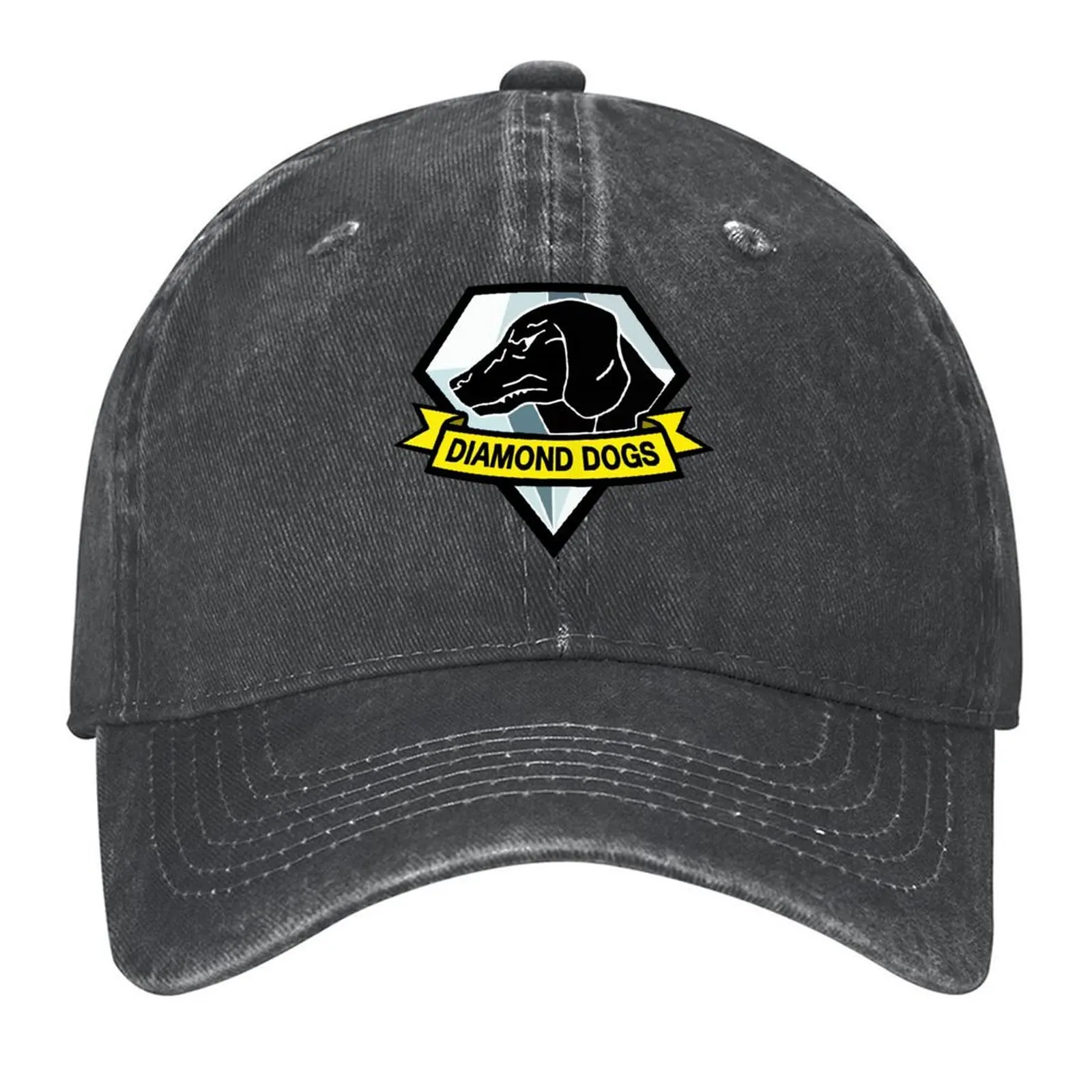 

Diamond Dogs MGS Baseball Cap Sun Hat For Children |-F-| hats for men black Women's Men's