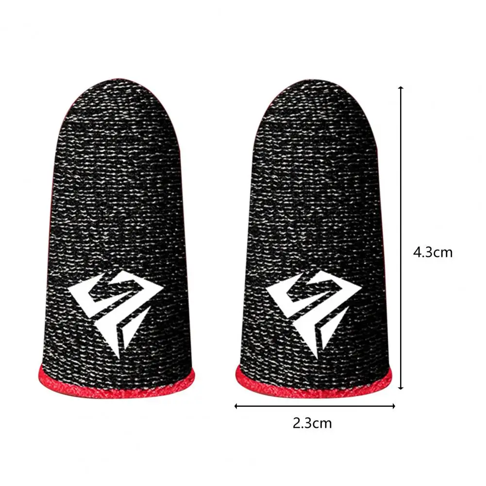 أكمام أصابع الألعاب المضادة للانزلاق والعرق، قفازات شاشة اللمس رفيعة للغاية، غطاء الإصبع للعبة الهاتف المحمول