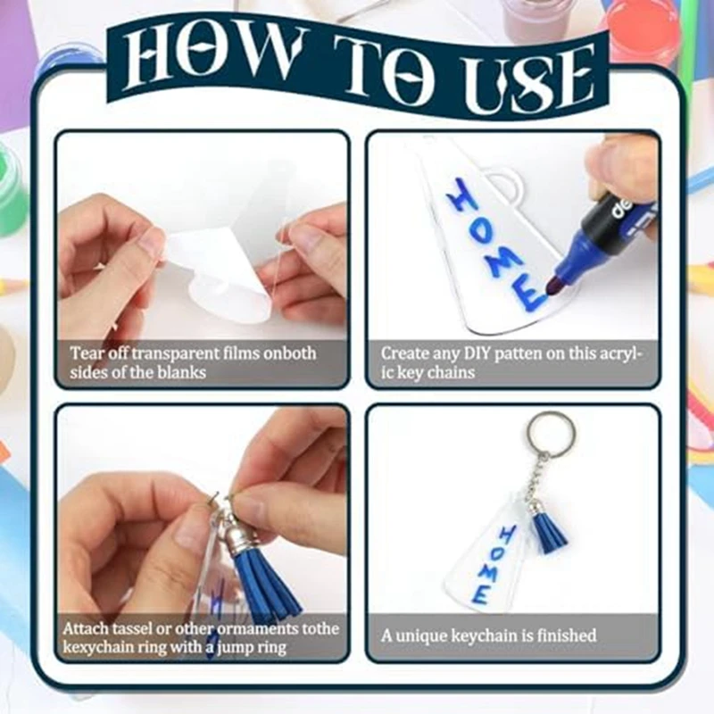 

A32P_180 Pcs Cheer Megaphone Key Chains Clear Acrylic Blank Bulk Cheerleading Gift for DIY Keychain and Craft Project