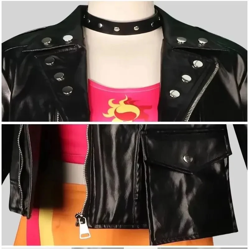 Costume de cosplay Sunset Shimmer de My Little Pony, magnifique robe de princesse, uniforme, tenue de fête d'Halloween;